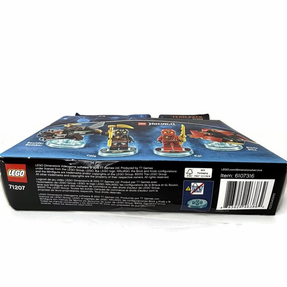 LEGO Dimensions Ninjago Team Pack 97 Pcs Cole & Kai 71207 New - Picture 3 of 8